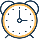Alarm clock icon