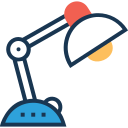 Desk lamp icon