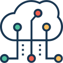 Cloud computing icon