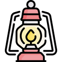 lámpara de kerosene icon