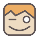 emoticon sonrisa icon