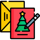 tarjeta de navidad icon