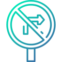 No turn right 