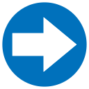 flecha correcta icon