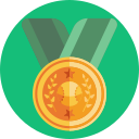 medalla circular icon