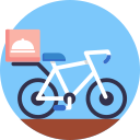 bicicleta de reparto icon