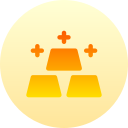 lingotes de oro icon