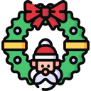 corona de navidad icon