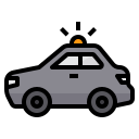 coche de policía icon