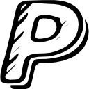 paypal skizzierte logo-variante 