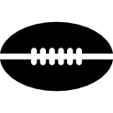 ballon de football américain Icône