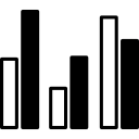 gráfico de barras duales de análisis de datos 