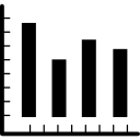 gráfico de barras de análisis de datos 