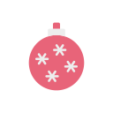 pelota de navidad icon