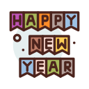 feliz año nuevo icon