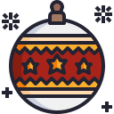 pelota de navidad icon