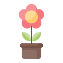 Flower pot icon