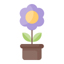 Flower pot icon