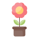 Flower pot icon
