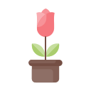 Flower pot icon