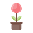 Flower pot icon