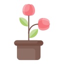 Flower pot icon