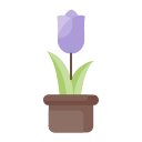 Flower pot icon
