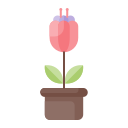 Flower pot icon