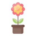 Flower pot icon