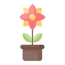 Flower pot icon