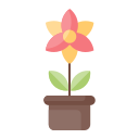 Flower pot icon