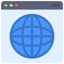 cuadrícula de globo icon