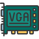 tarjeta vga icon