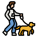 perro caminando icon