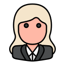 mujer de negocios icon