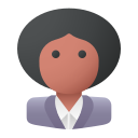 mujer de negocios icon