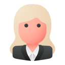 mujer de negocios icon