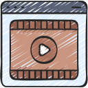 reproductor de video icon