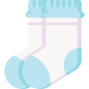 Baby socks icon