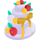 pastel de boda icon