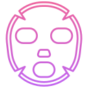 máscara facial icon