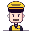 conductor de taxi icon