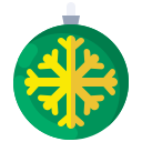 pelota de navidad icon