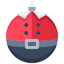 pelota de navidad icon