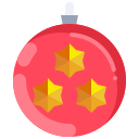 pelota de navidad icon