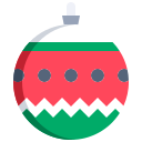 pelota de navidad icon