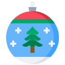 pelota de navidad icon