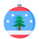 pelota de navidad icon