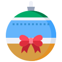 pelota de navidad icon