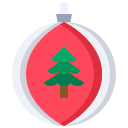 pelota de navidad icon